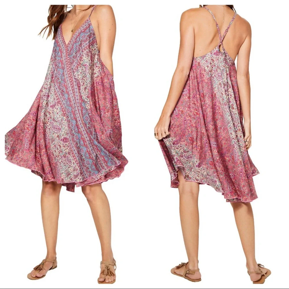 01 Floral Tank From France Boho dress - Picture 8 of 13
